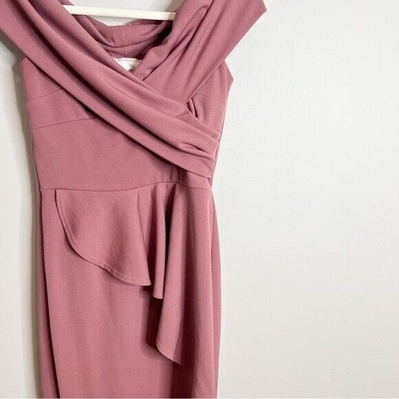 Katie May Hit The Mark Gown in Mulberry - Picture 4 of 7